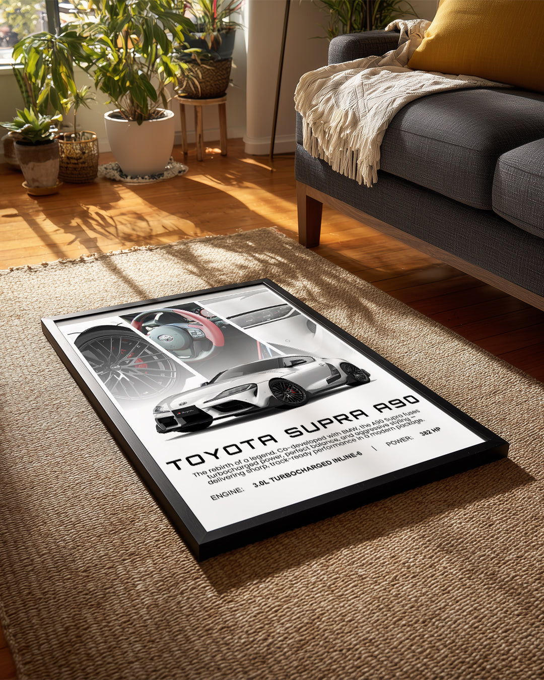 Toyota Supra A90 Poster Tablosu