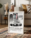 Toyota Supra A90 Poster Tablosu