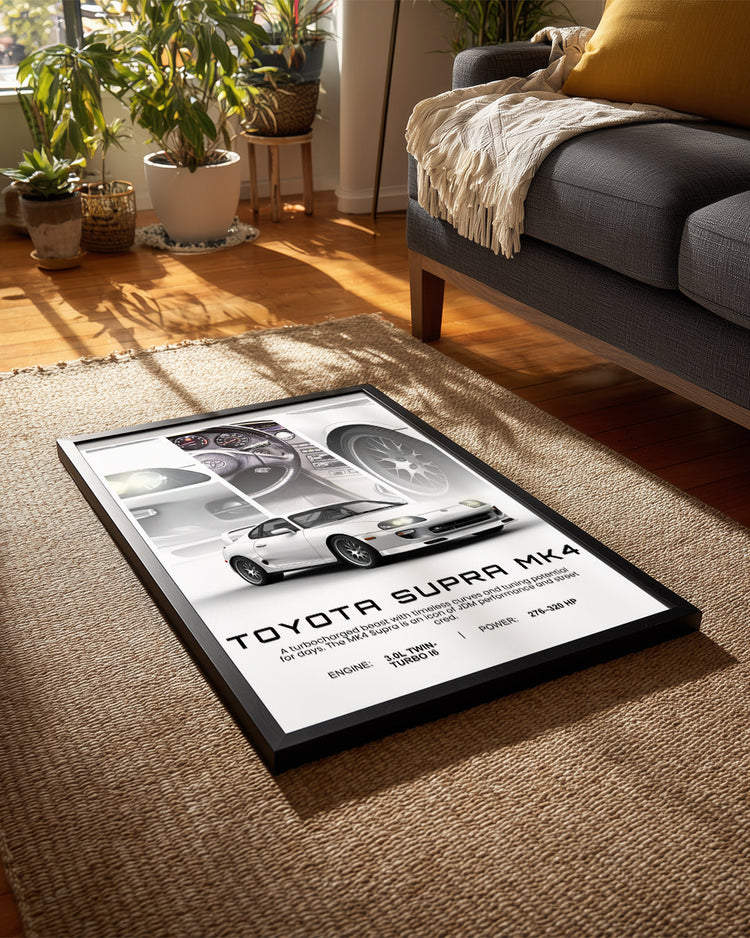 Toyota Supra MK4 Poster Tablosu