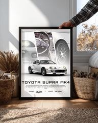 Toyota Supra MK4 Poster Tablosu