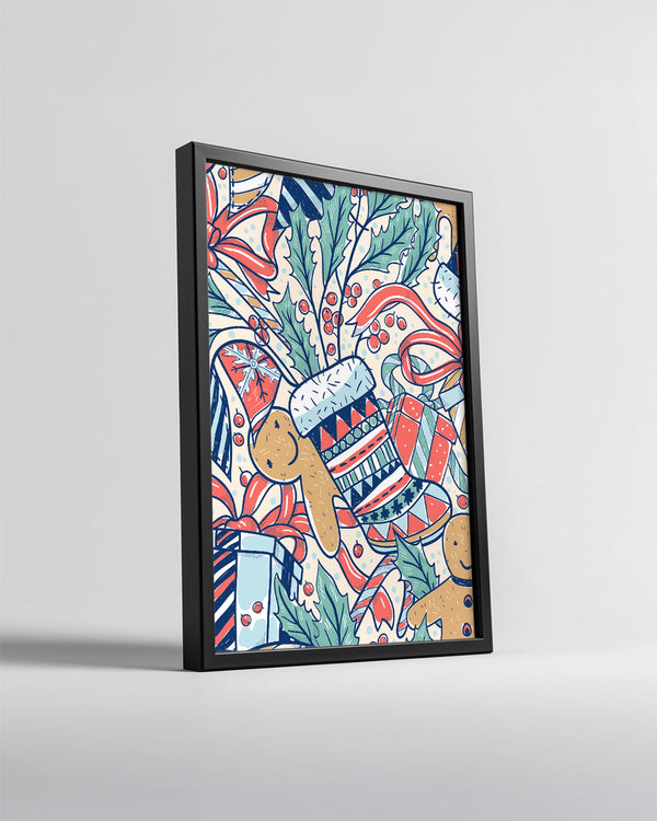 Traditional Father Christmas Poster Tablosu