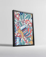 Traditional Father Christmas Poster Tablosu