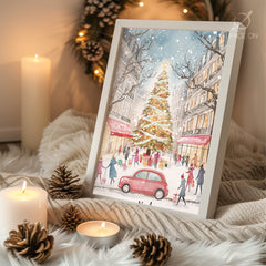 Traditional Holiday Decor Poster Tablosu