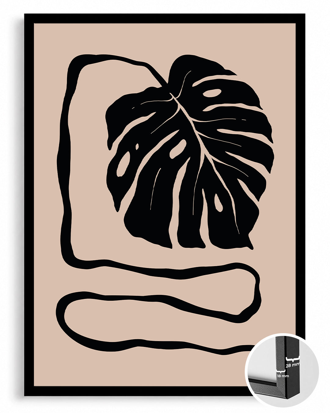 Trailing Leaf Poster Tablosu