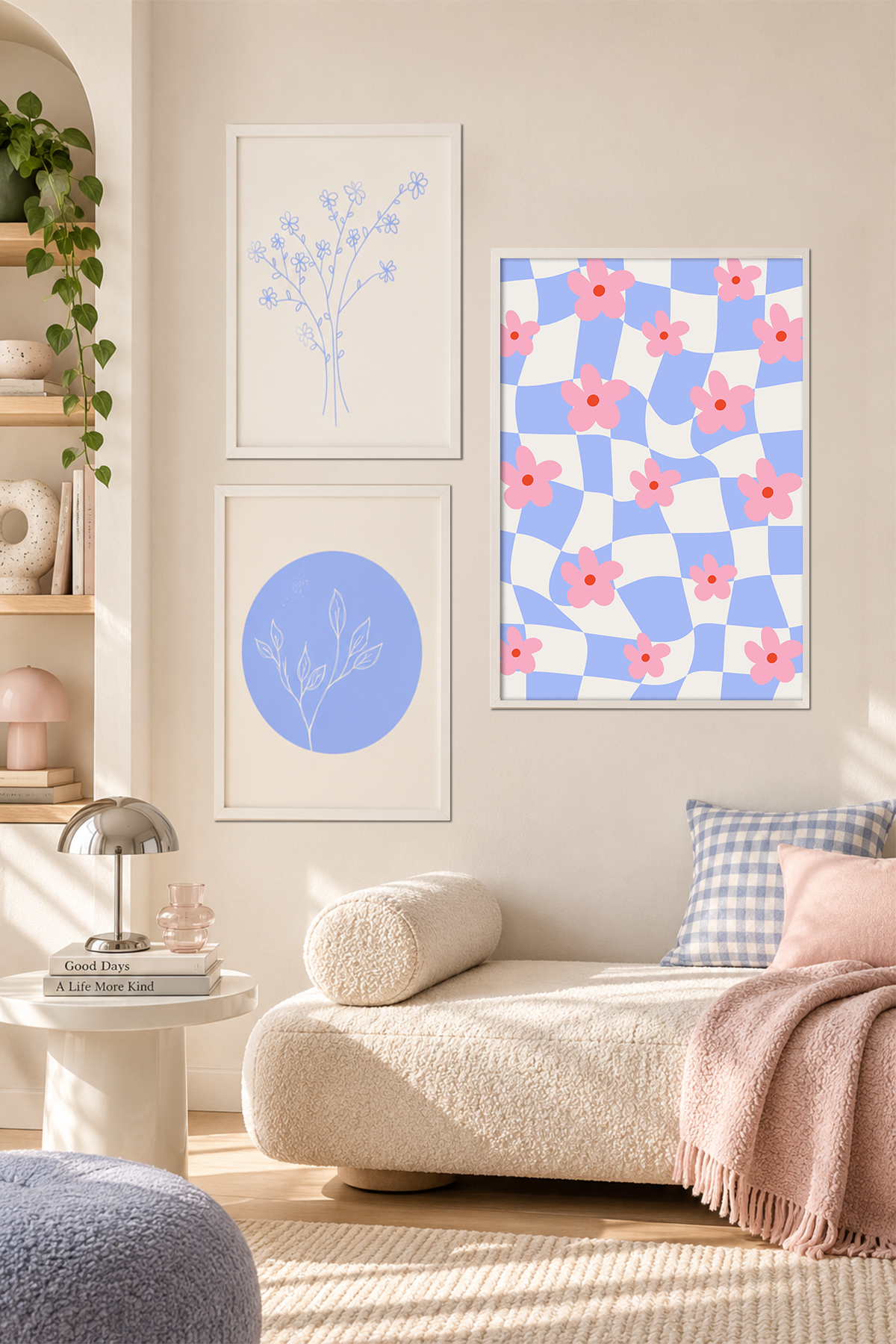 Pastel Bloom 3'lü