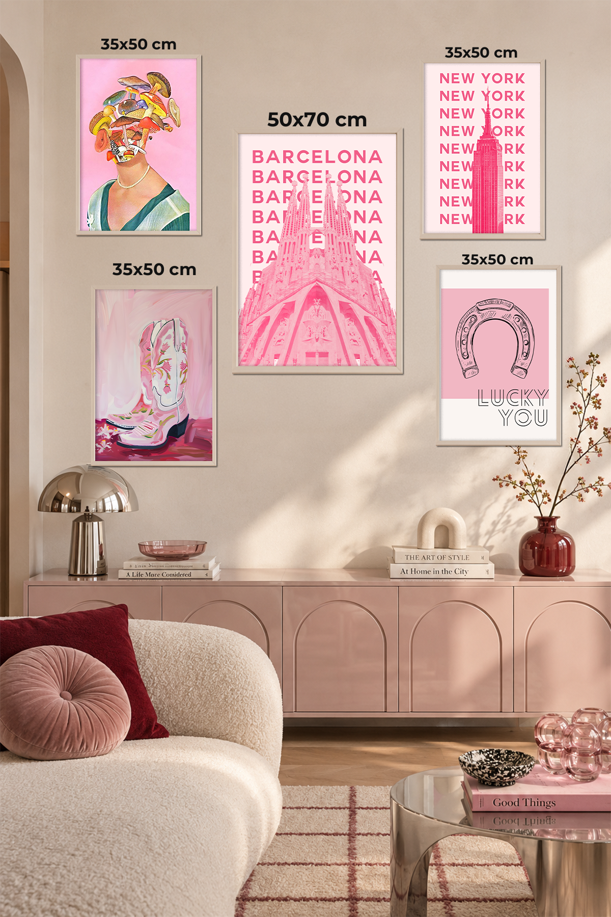 Pink City 5'li ölçüleri