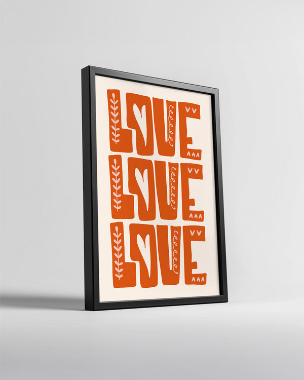 Triple Love Poster Tablosu