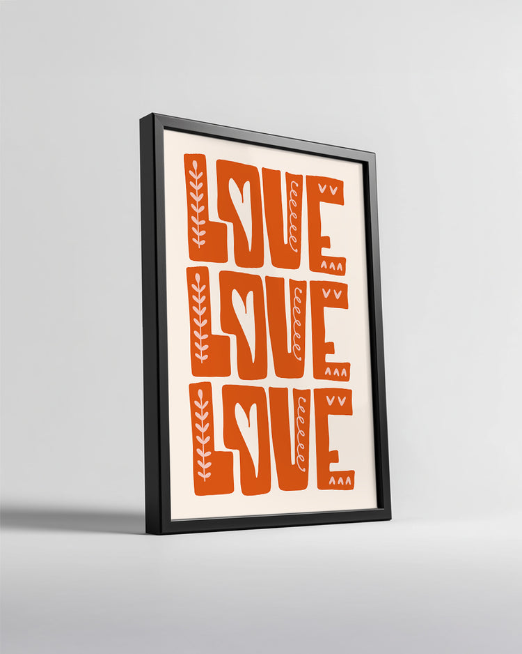 Triple Love Poster Tablosu