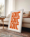 Triple Love Poster Tablosu