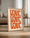 Triple Love Poster Tablosu
