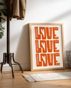 Triple Love Poster Tablosu