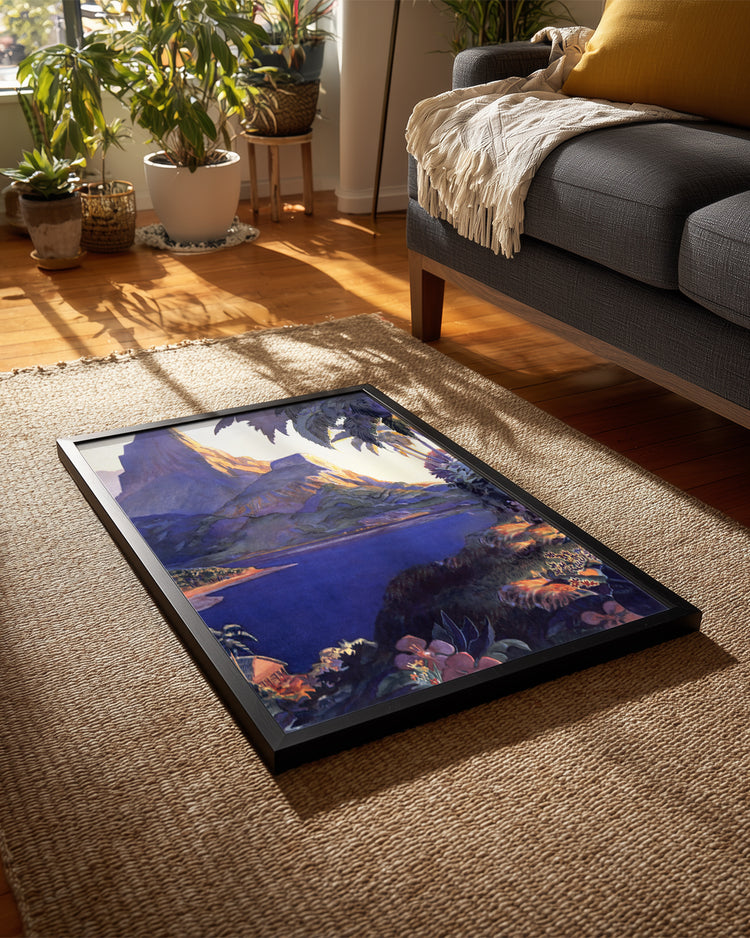 Tropical Glow Poster Tablosu