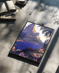 Tropical Glow Poster Tablosu