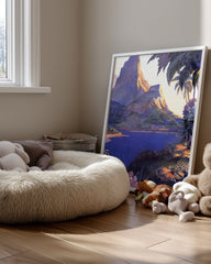 Tropical Glow Poster Tablosu