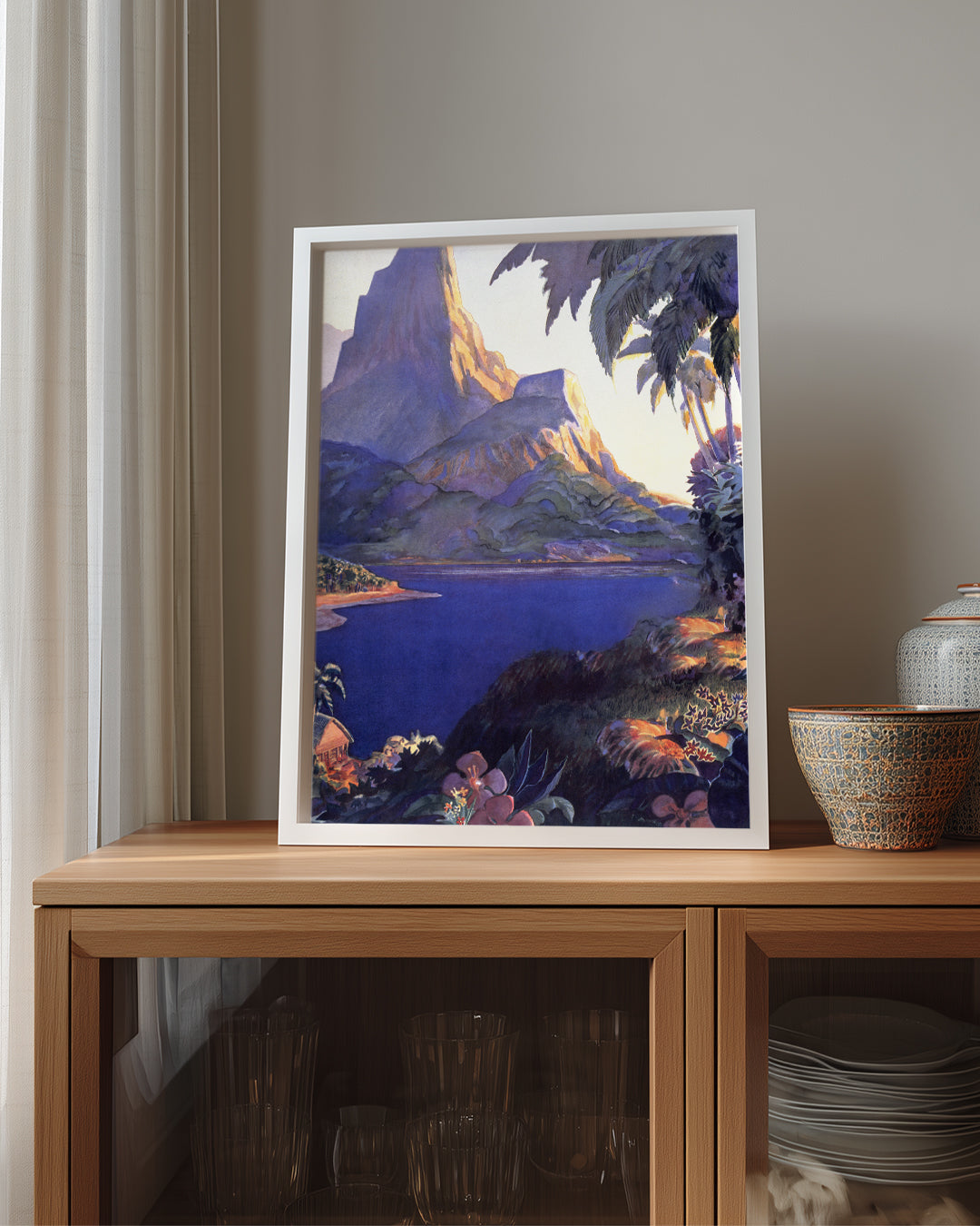 Tropical Glow Poster Tablosu