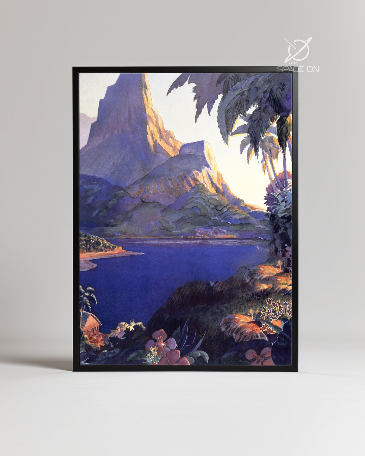 Tropical Glow Poster Tablosu
