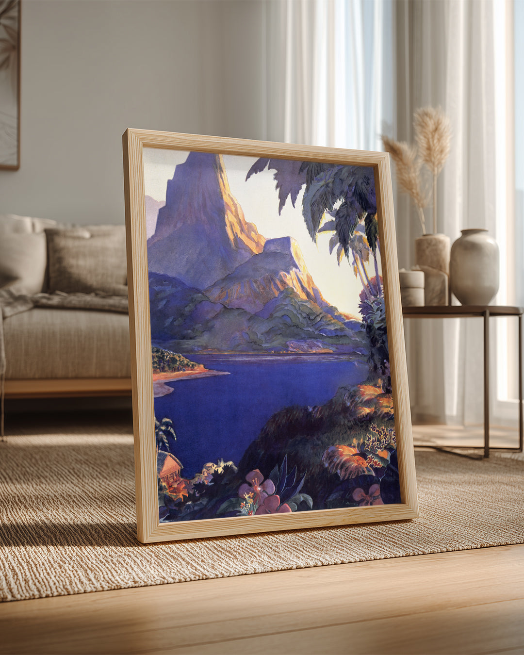 Tropical Glow Poster Tablosu