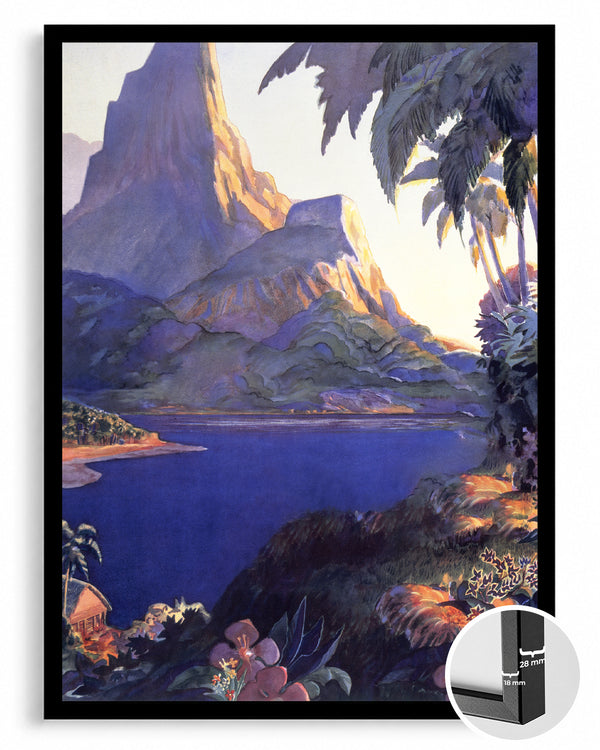 Tropical Glow Poster Tablosu