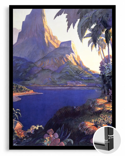 Tropical Glow Poster Tablosu
