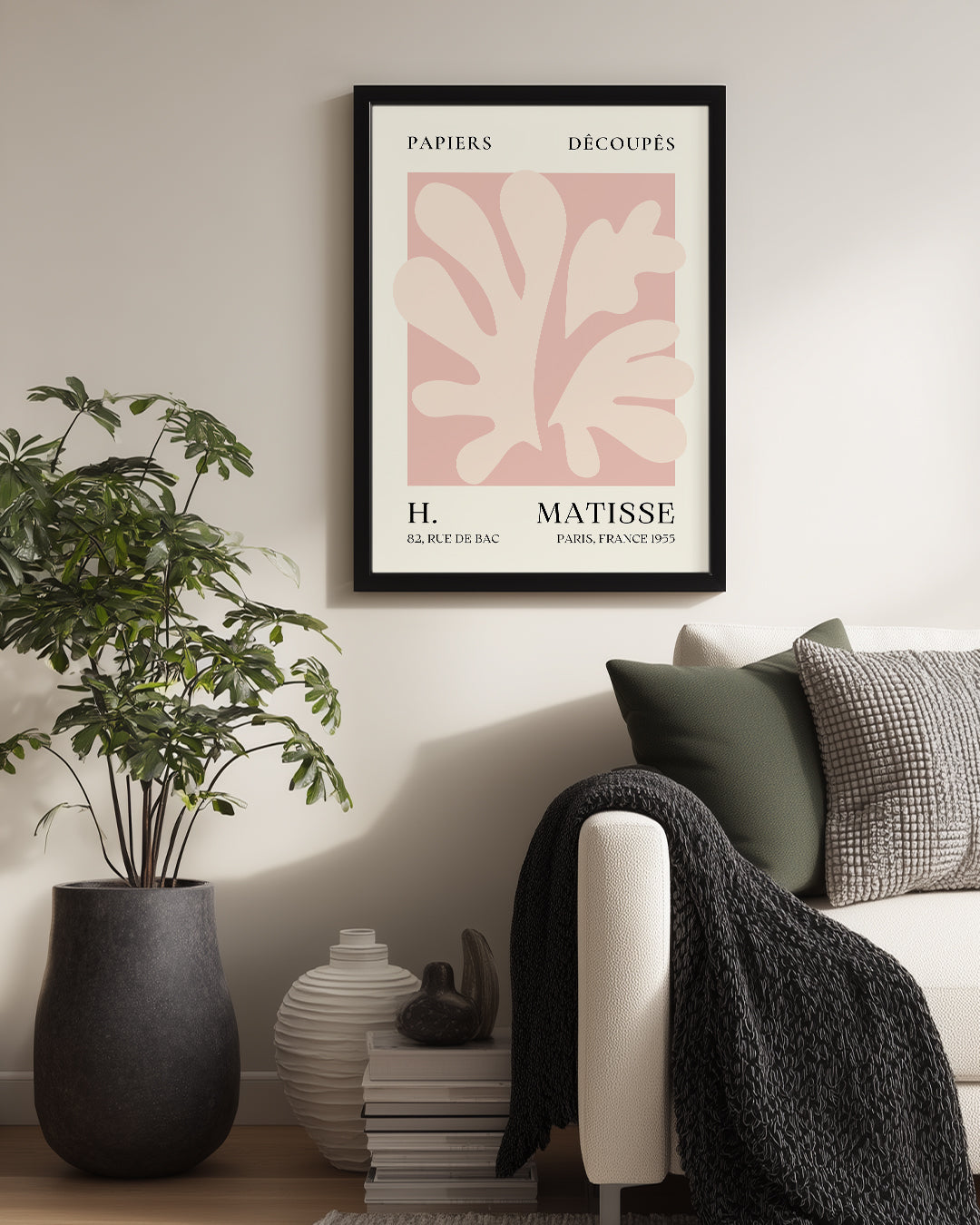 Tropikal Yapraklar - Henri Matisse - 1955 Poster Tablosu