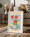 Tulip Market Poster Tablosu