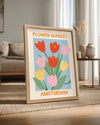 Tulip Market Poster Tablosu