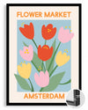 Tulip Market Poster Tablosu