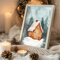 Tundra Winter View Poster Tablosu