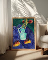 Turquoise Vase Poster Tablosu