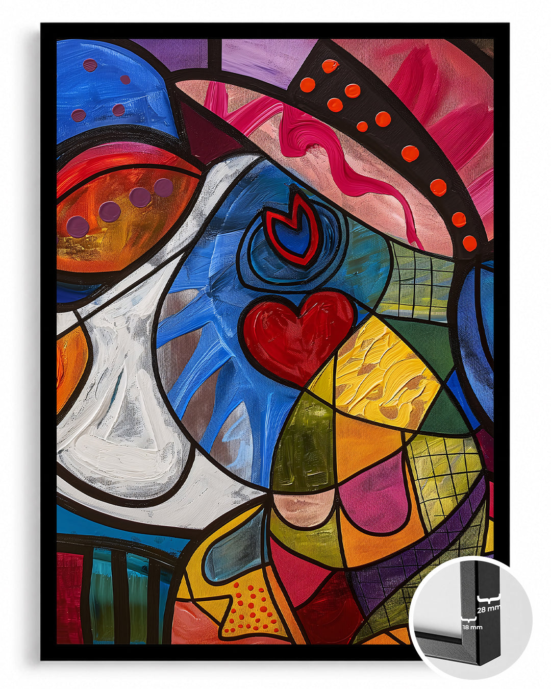 Tüylü-Sanat Eseri Poster Tablosu