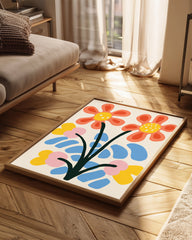 Twin Blossom Poster Tablosu