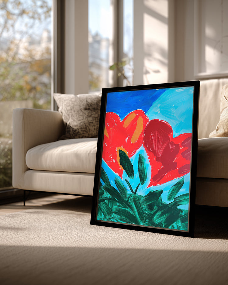 Two Hearts Poster Tablosu