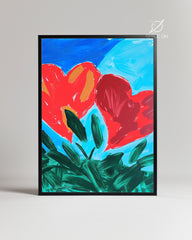 Two Hearts Poster Tablosu