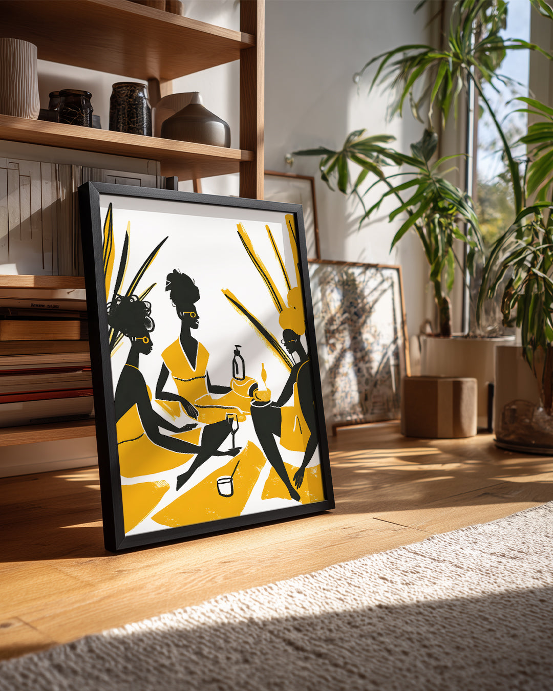 Üç Afrikalı Kadın - Etnik Poster Tablosu