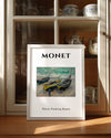 Üç Balıkçı Botu - Claude Monet Poster Tablosu