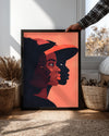 Üç Kadın Profili - Afrika Sanatı Poster Tablosu