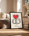 Unity Heart Poster Tablosu