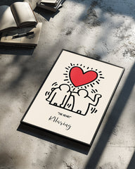 Unity Heart Poster Tablosu