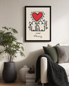 Unity Heart Poster Tablosu