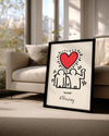 Unity Heart Poster Tablosu