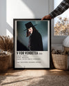 V For Vendetta Poster Tablosu