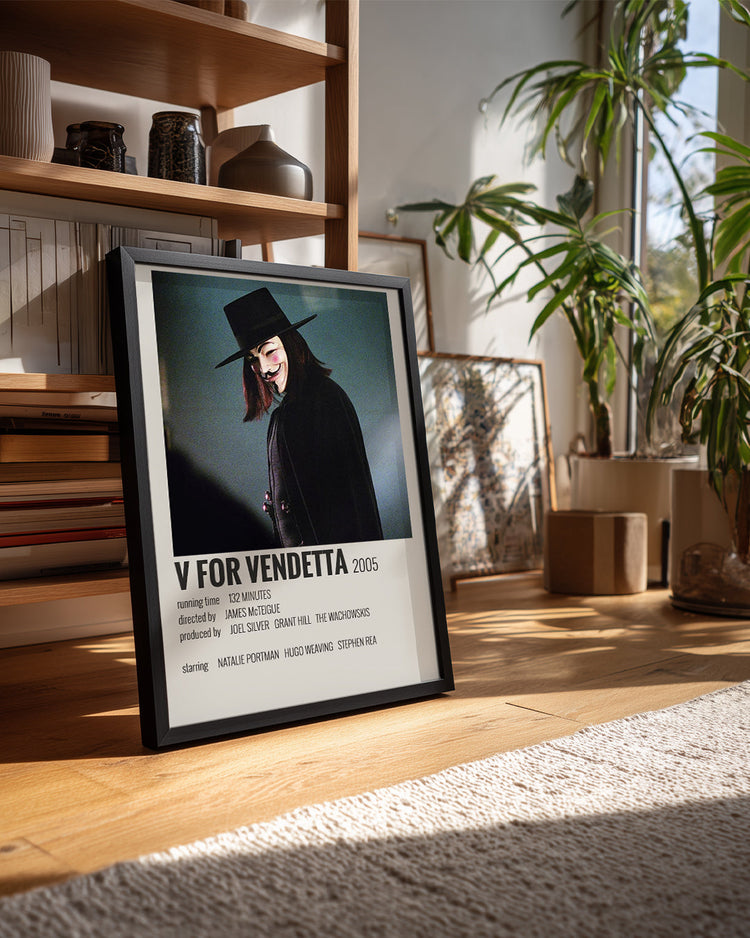 V For Vendetta Poster Tablosu