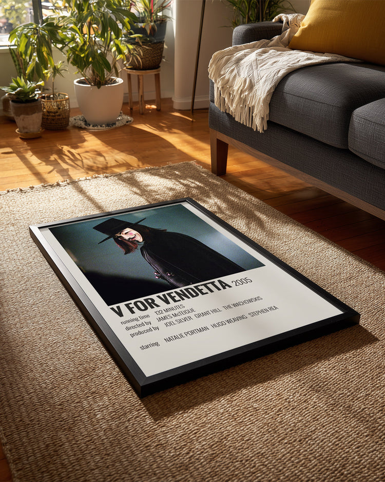 V For Vendetta Poster Tablosu