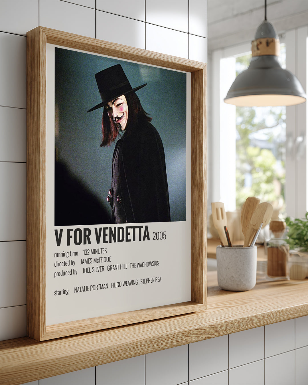 V For Vendetta Poster Tablosu
