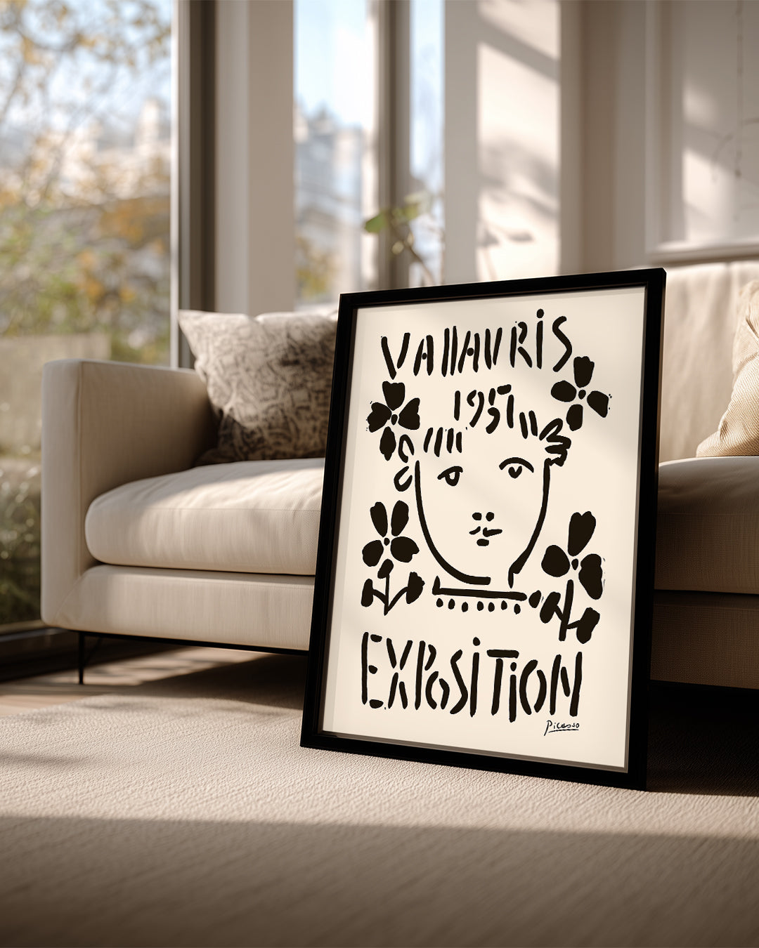 Vallauris 1957 - Pablo Picasso Poster Tablosu