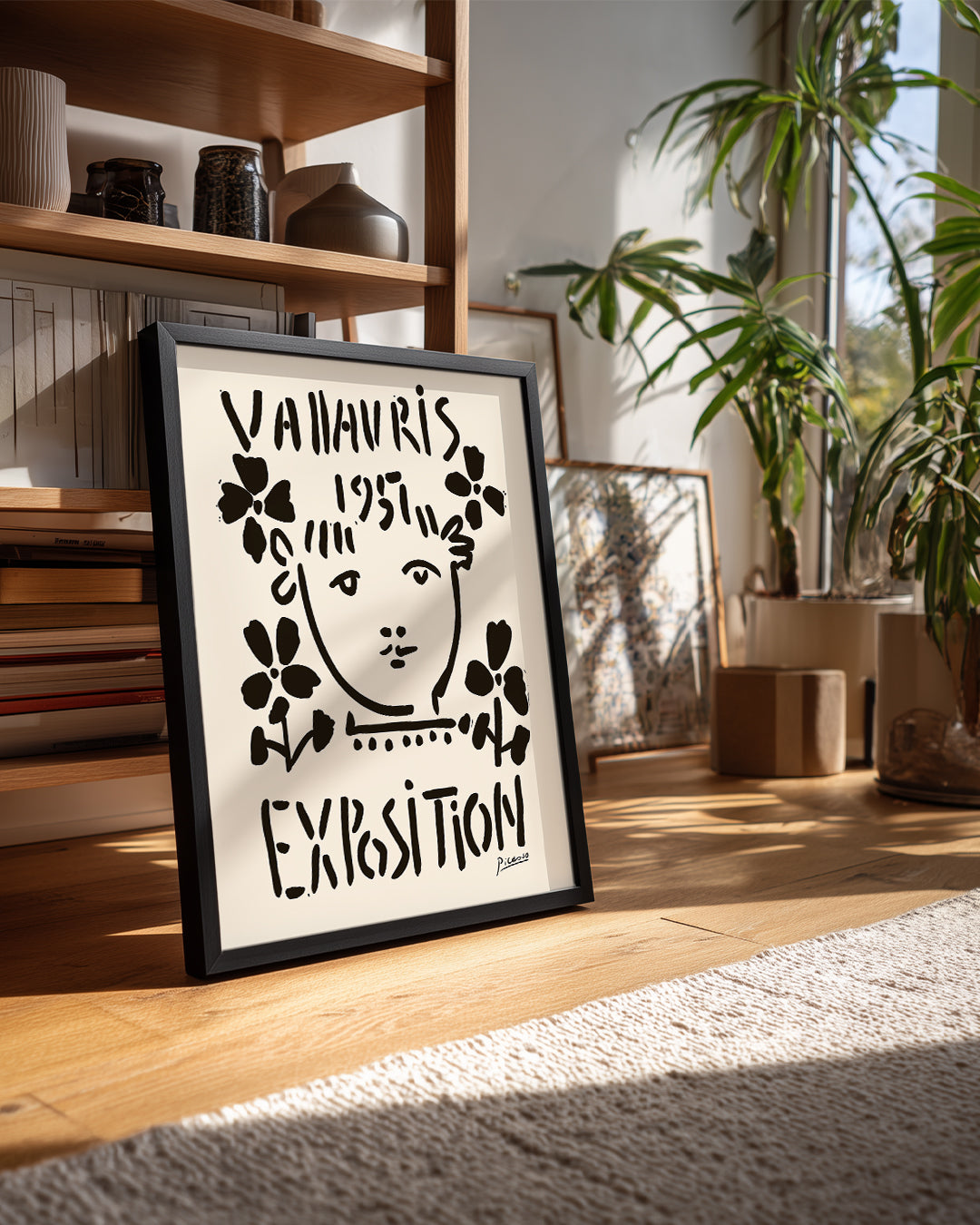 Vallauris 1957 - Pablo Picasso Poster Tablosu