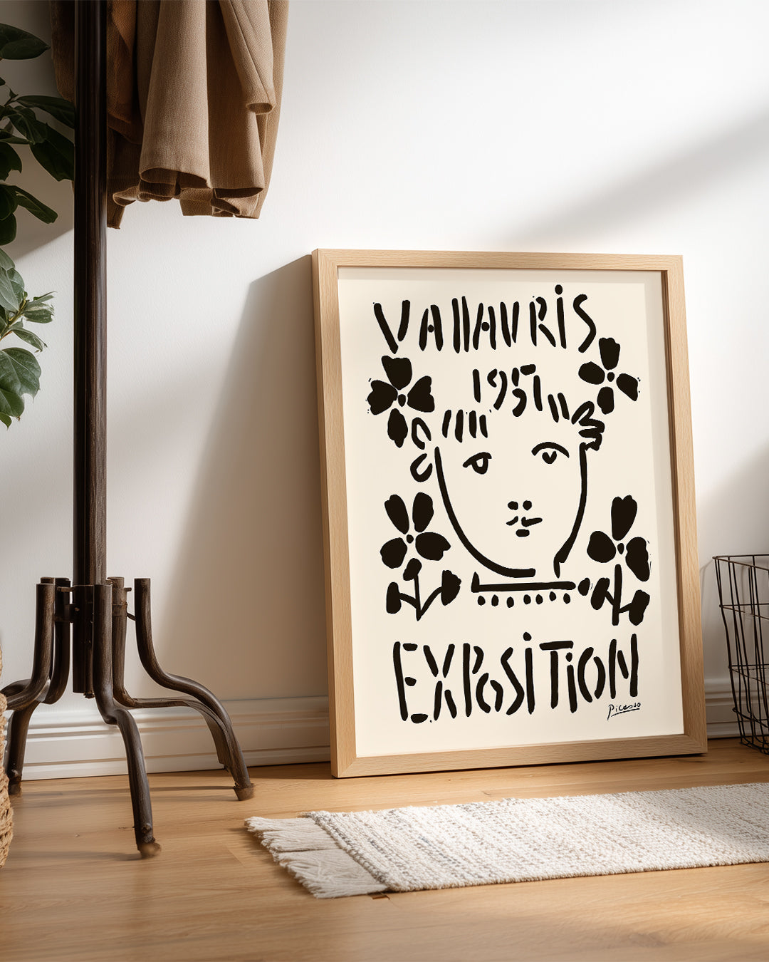 Vallauris 1957 - Pablo Picasso Poster Tablosu