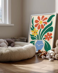 Vase Abstract Poster Tablosu