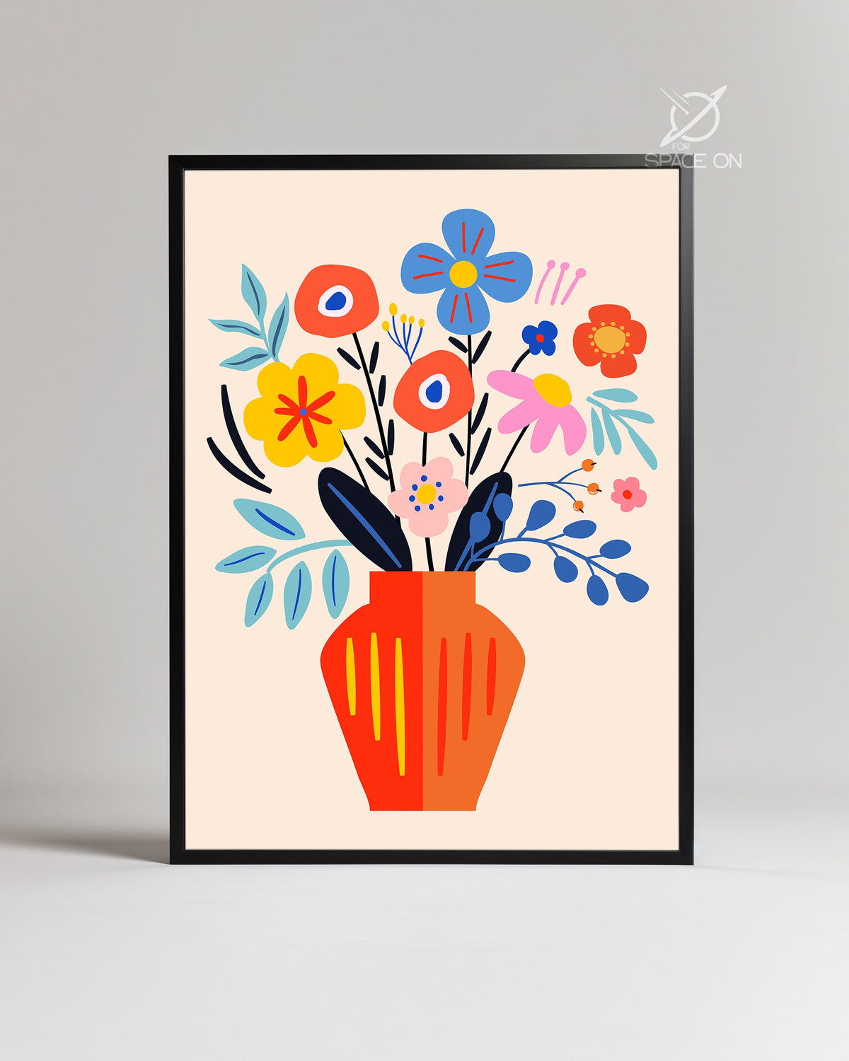 Vase Chaud Poster Tablosu