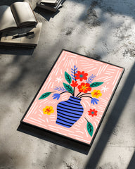 Vase Joyeux Poster Tablosu